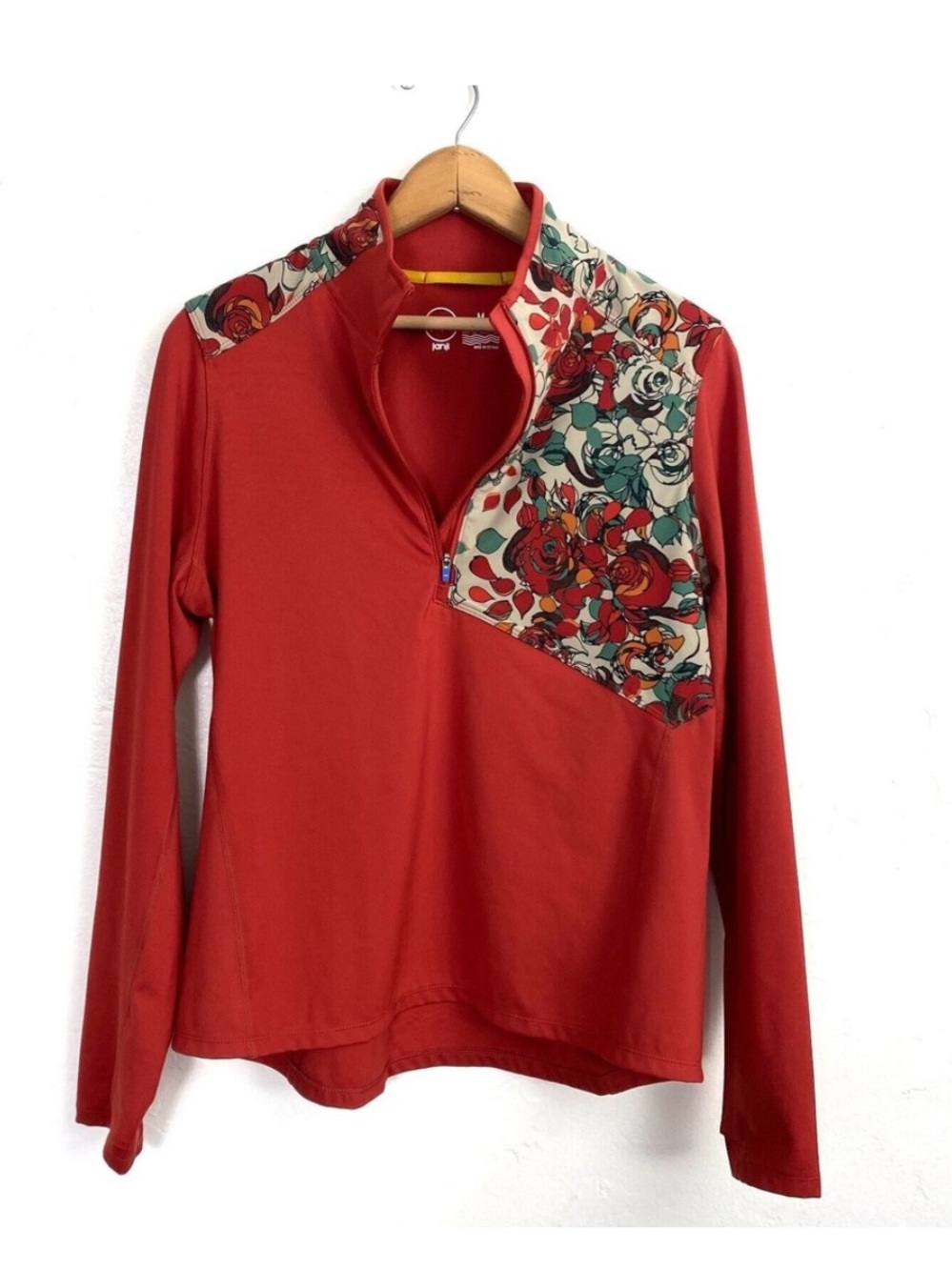 Janji Half Zip Women’s Medium Roses